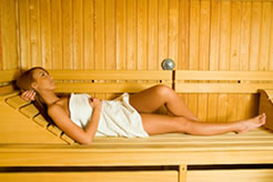 Neue Sauna im Haus Gratz